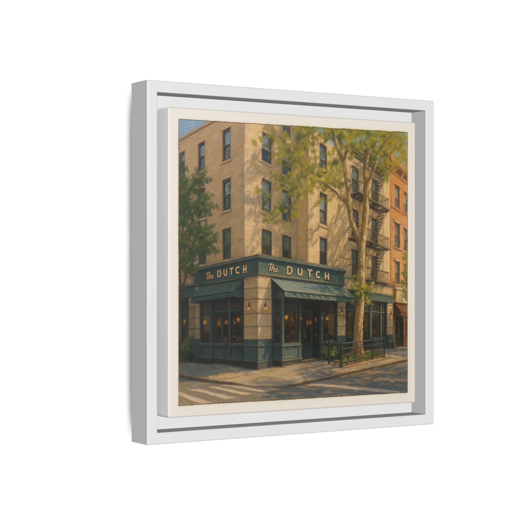 The Dutch — Restaurant Print | Matte Canvas + Wooden Frame