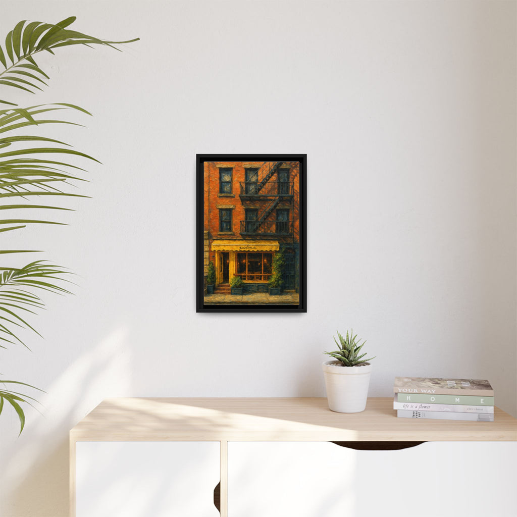 Palma II — Restaurant Print | Matte Canvas + Wooden Frame