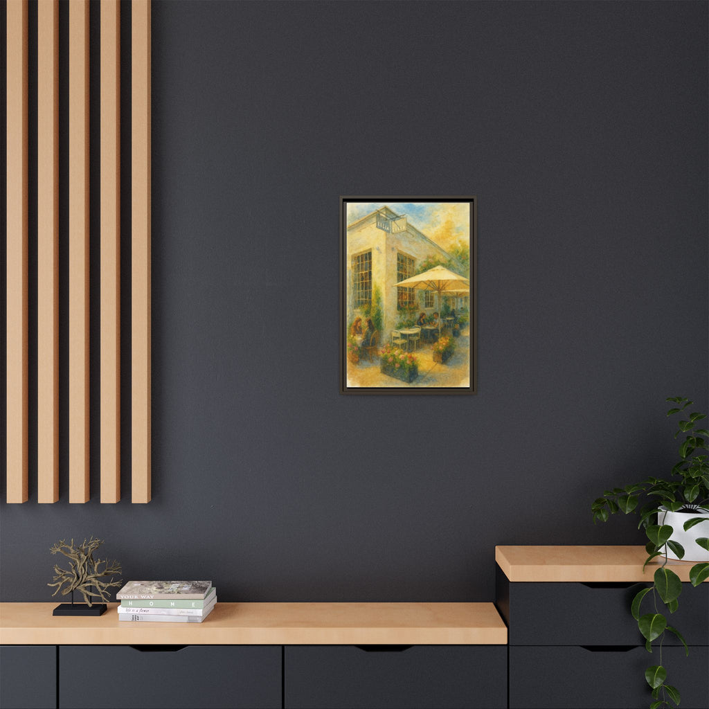 Lilia — Restaurant Print | Matte Canvas + Wooden Frame