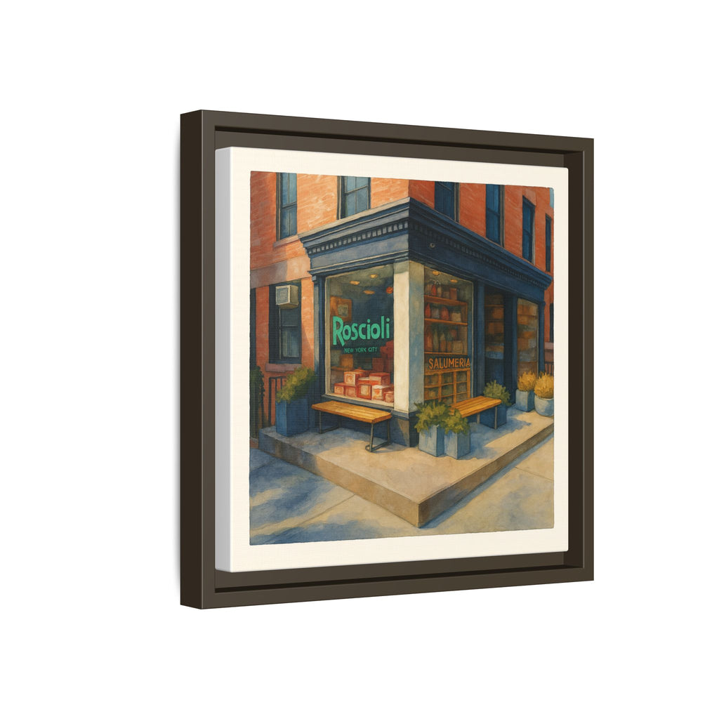 Roscioli Restaurant — Restaurant Print | Matte Canvas + Wooden Frame