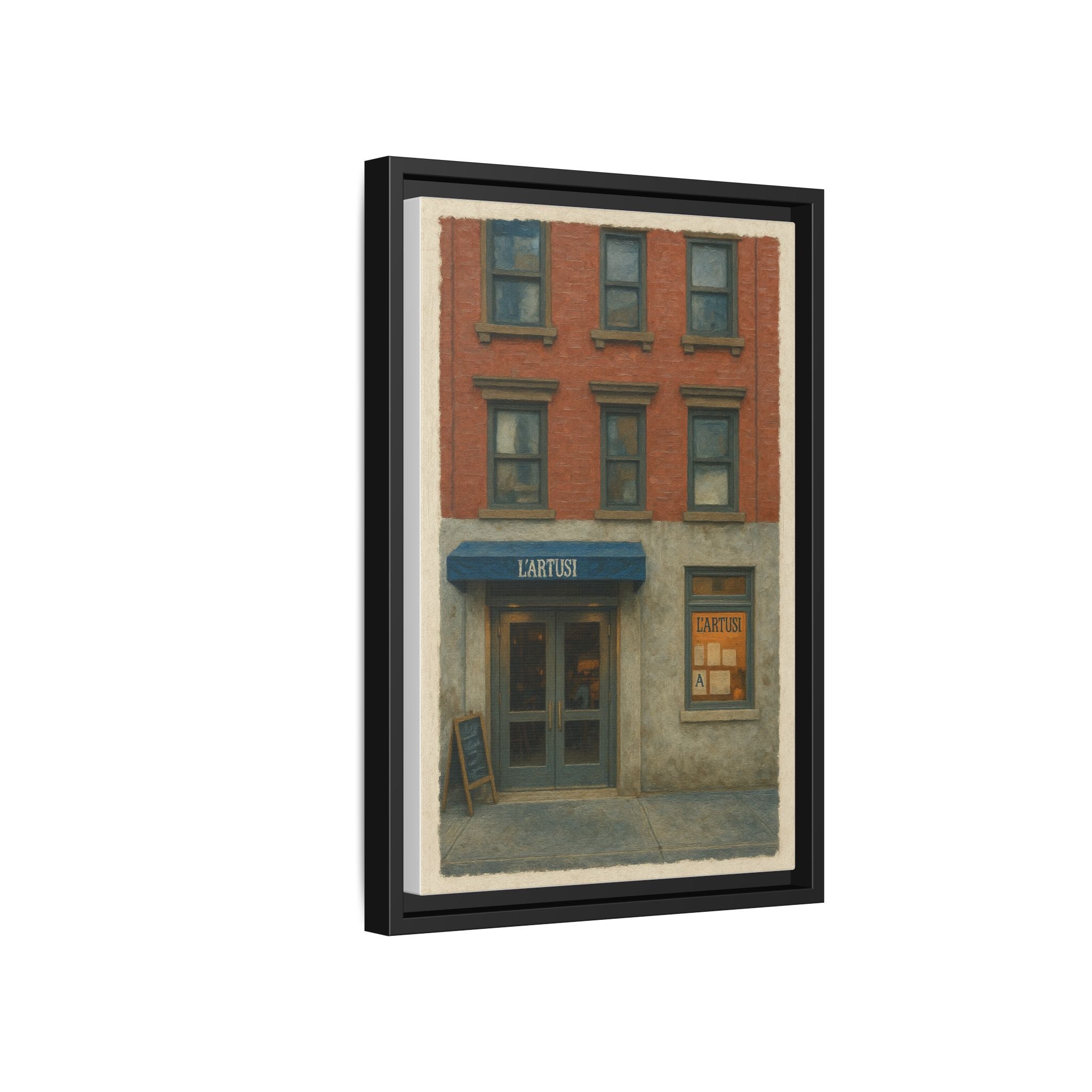 L'Artusi — Restaurant Print | Matte Canvas + Wooden Frame
