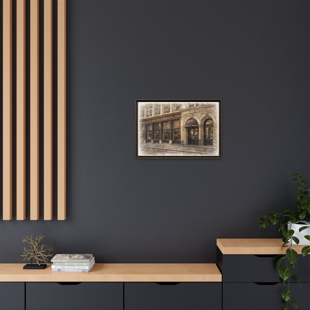 Gramercy Tavern — Restaurant Print | Matte Canvas + Wooden Frame