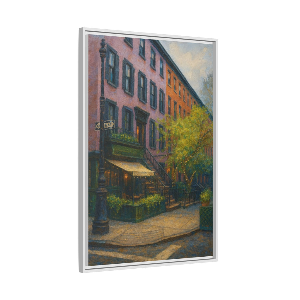 The Waverly Inn — Restaurant Print | Matte Canvas + Wooden Frame