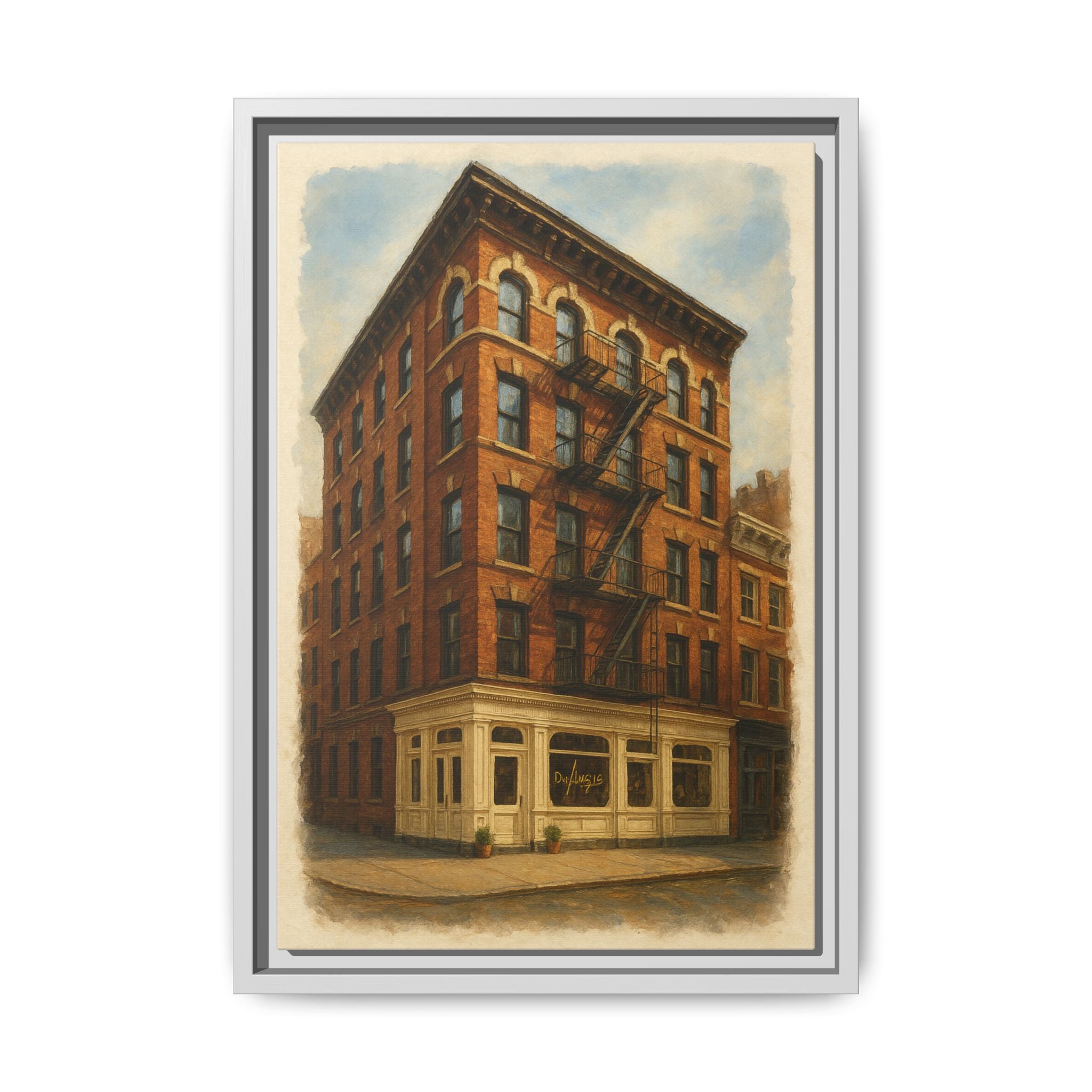 Don Angie — Restaurant Print | Matte Canvas + Wooden Frame