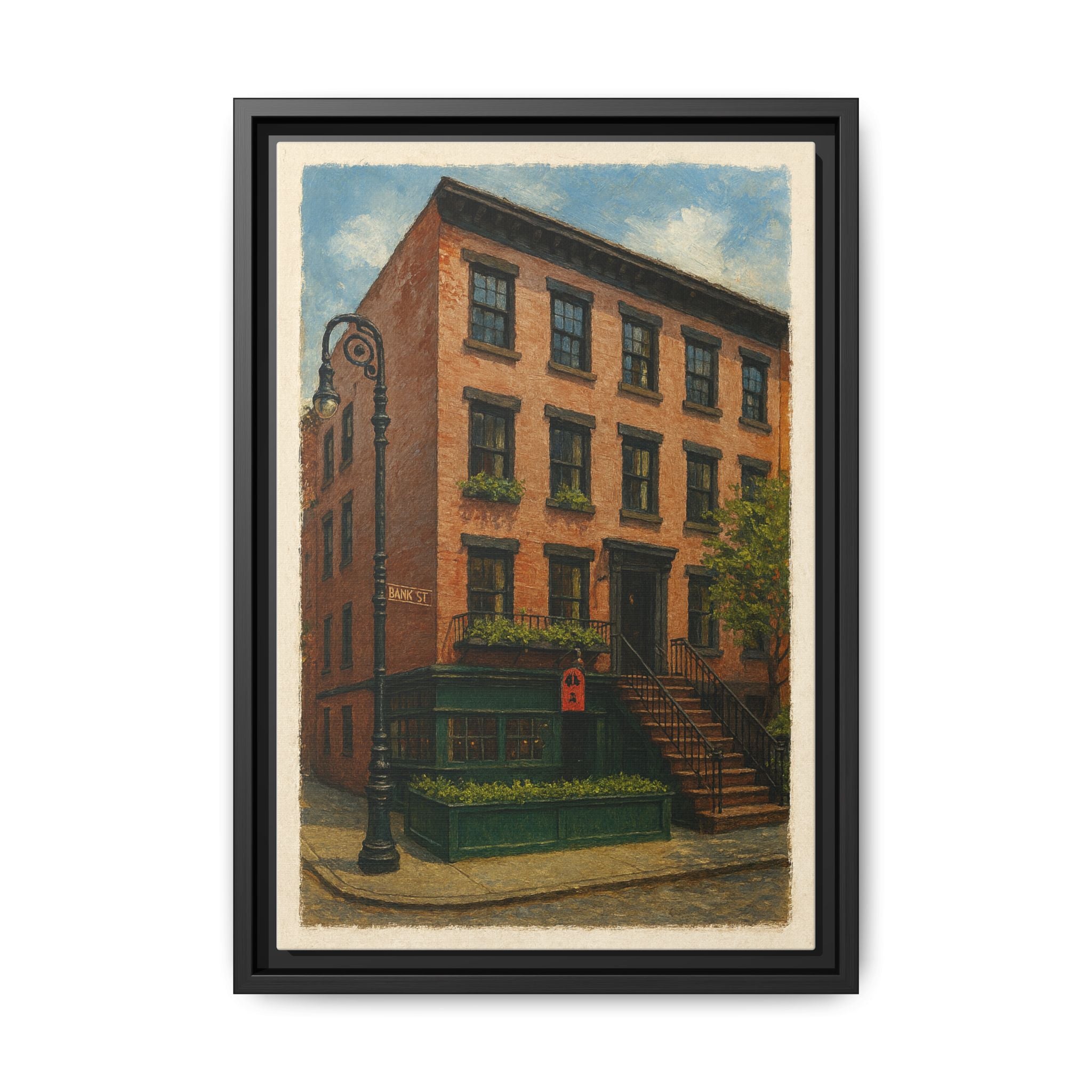 The Waverly Inn II — Restaurant Print | Matte Canvas + Wooden Frame