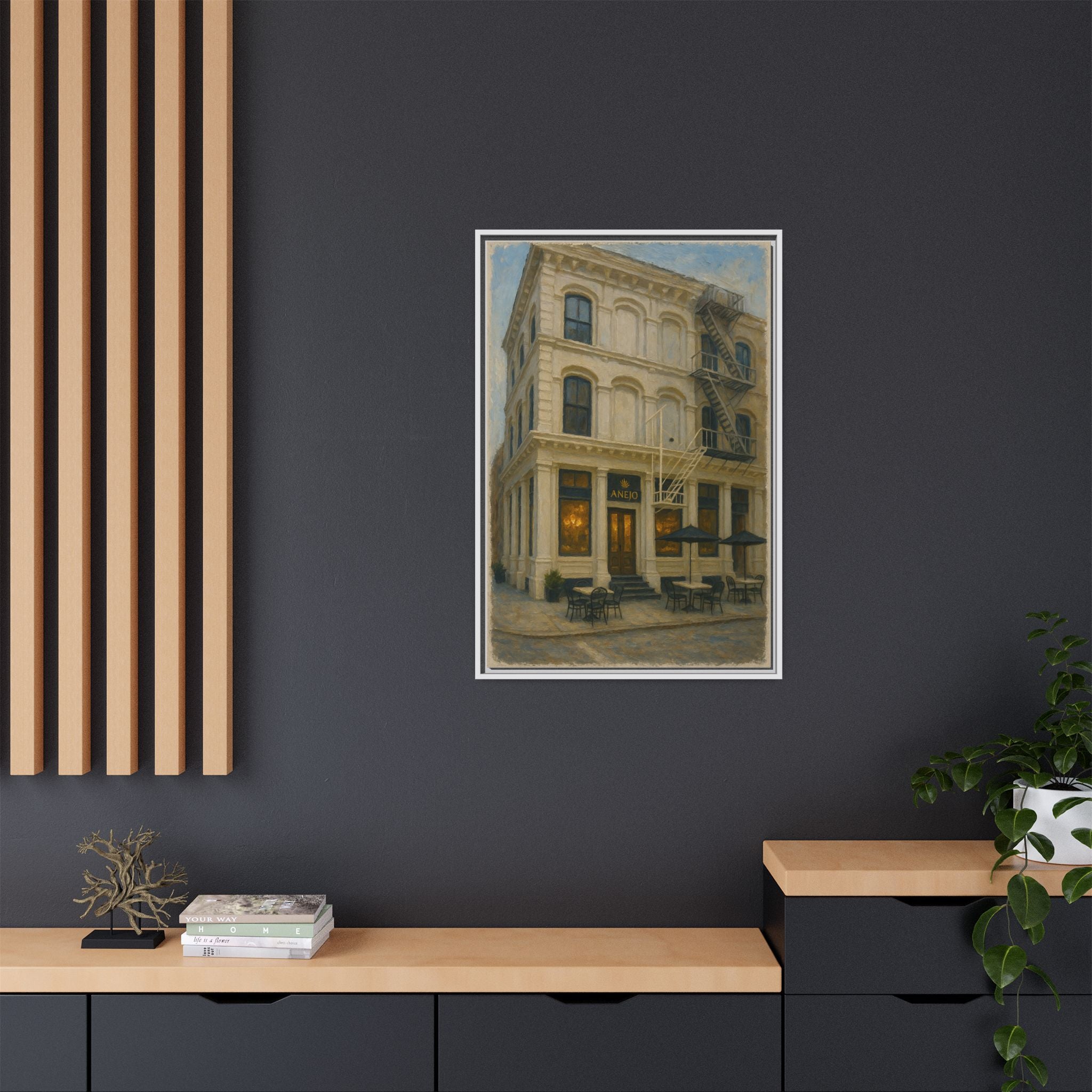 Anejo framed artwork NYC restaurant nostalgic wall art