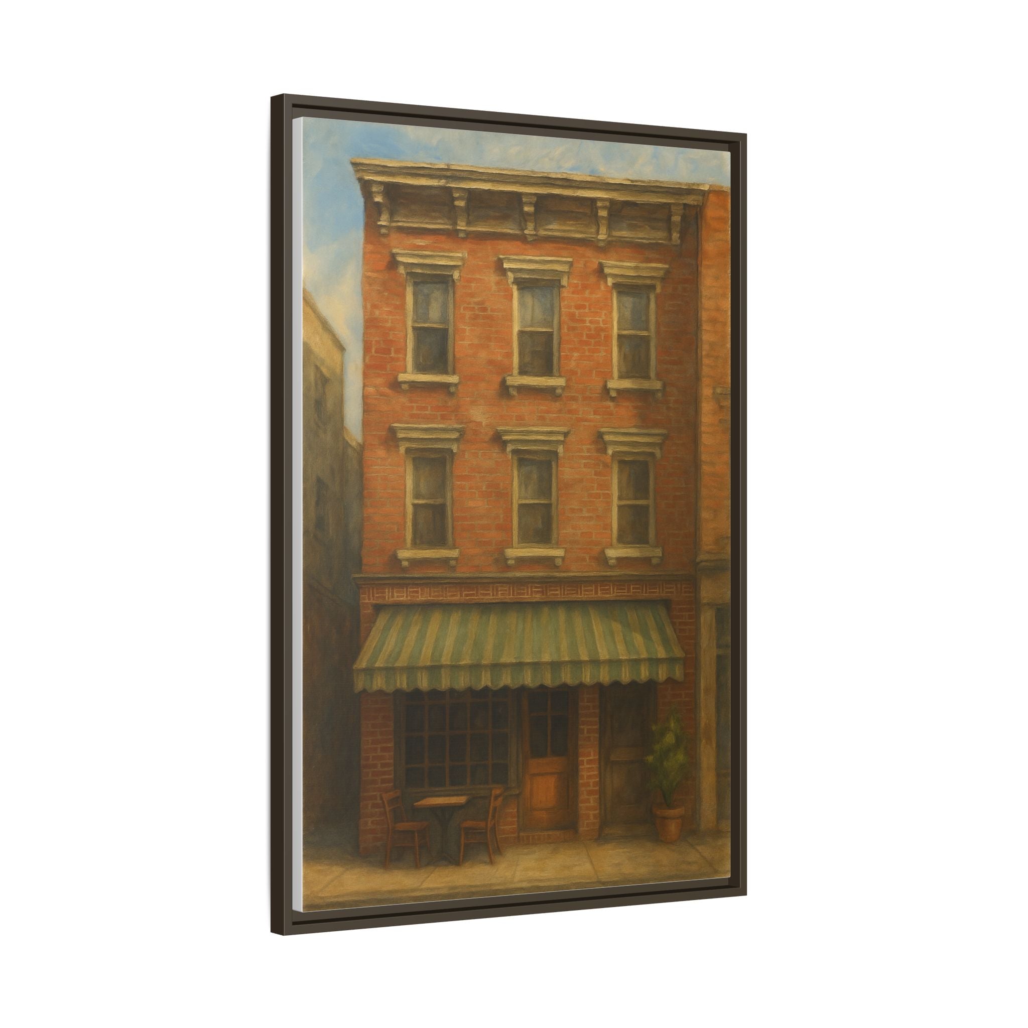 Lucali Pizzeria — Restaurant Print | Matte Canvas + Wooden Frame