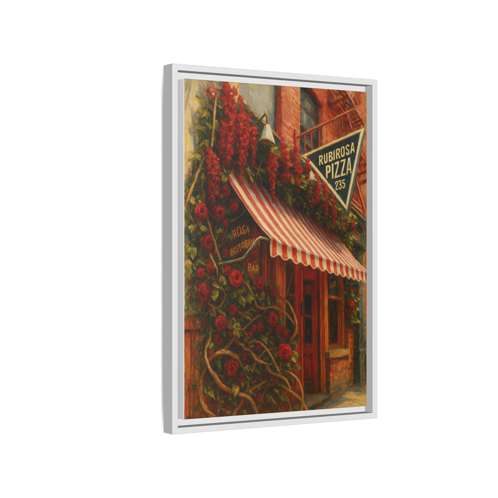 Rubirosa — Restaurant Print | Matte Canvas + Wooden Frame