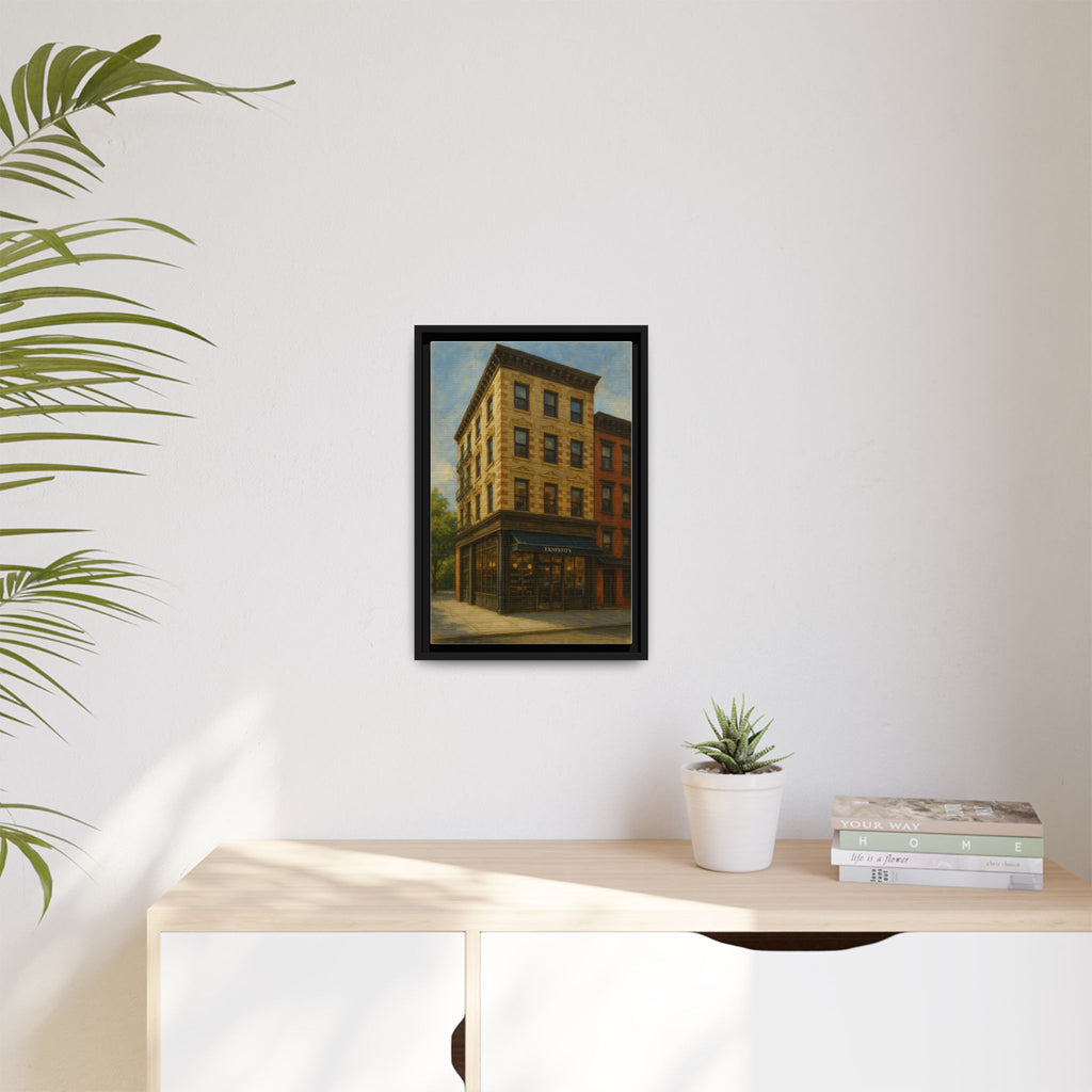 Ernesto's — Restaurant Print | Matte Canvas + Wooden Frame