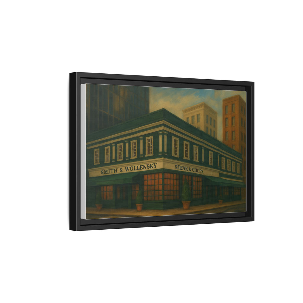 Smith and Wollensky — Restaurant Print | Matte Canvas + Wooden Frame