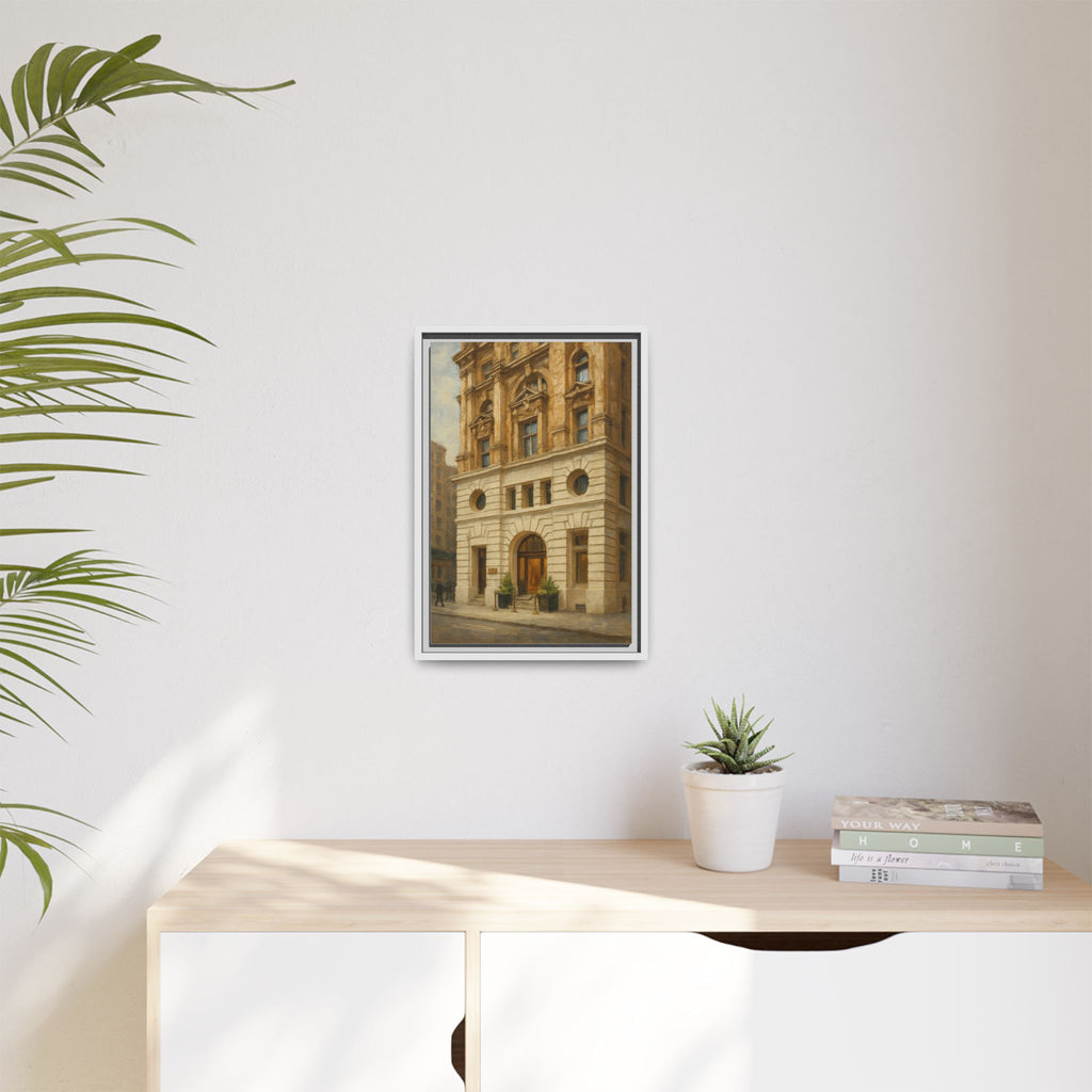 Beef Bar New York — Restaurant Print | Matte Canvas + Wooden Frame