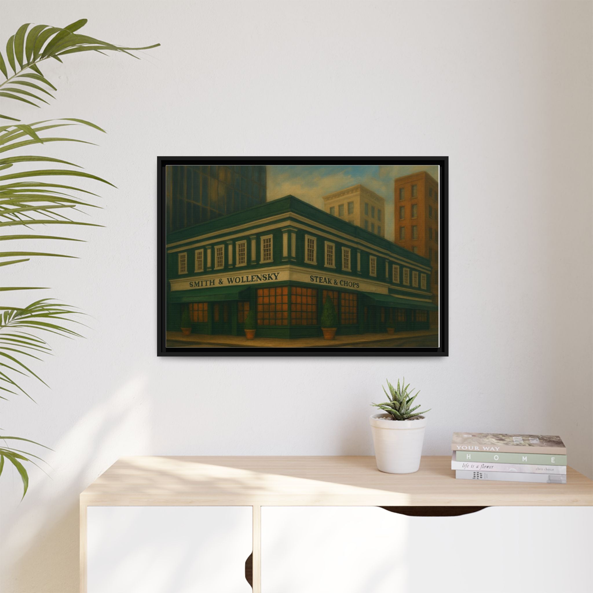 Smith and Wollensky — Restaurant Print | Matte Canvas + Wooden Frame