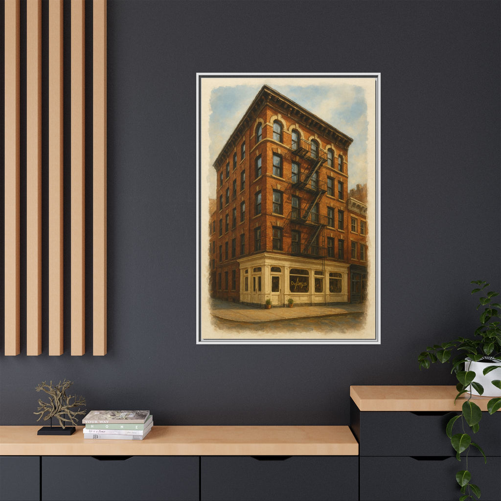 Don Angie — Restaurant Print | Matte Canvas + Wooden Frame