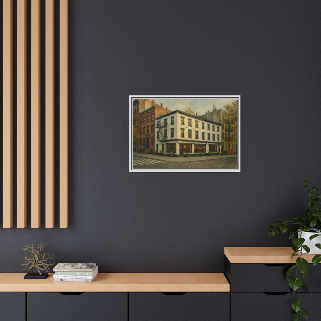 Anton's — Restaurant Print | Matte Canvas + Wooden Frame