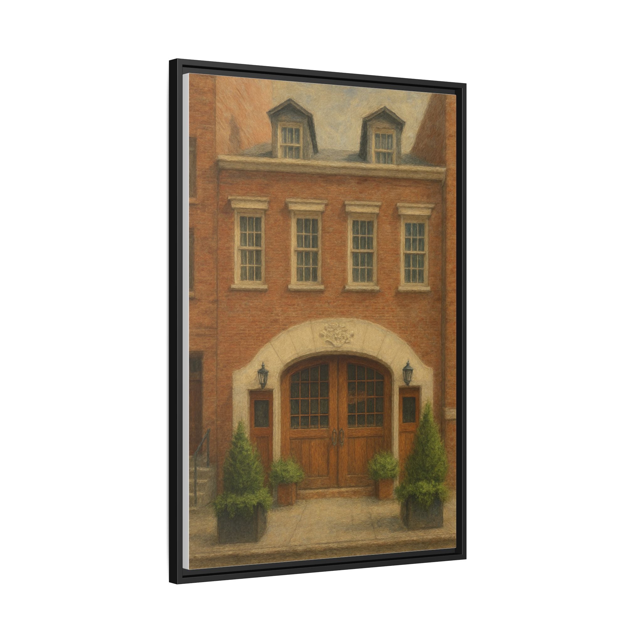 One If By Land, Two If By Sea — Restaurant Print | Matte Canvas + Wooden Frame