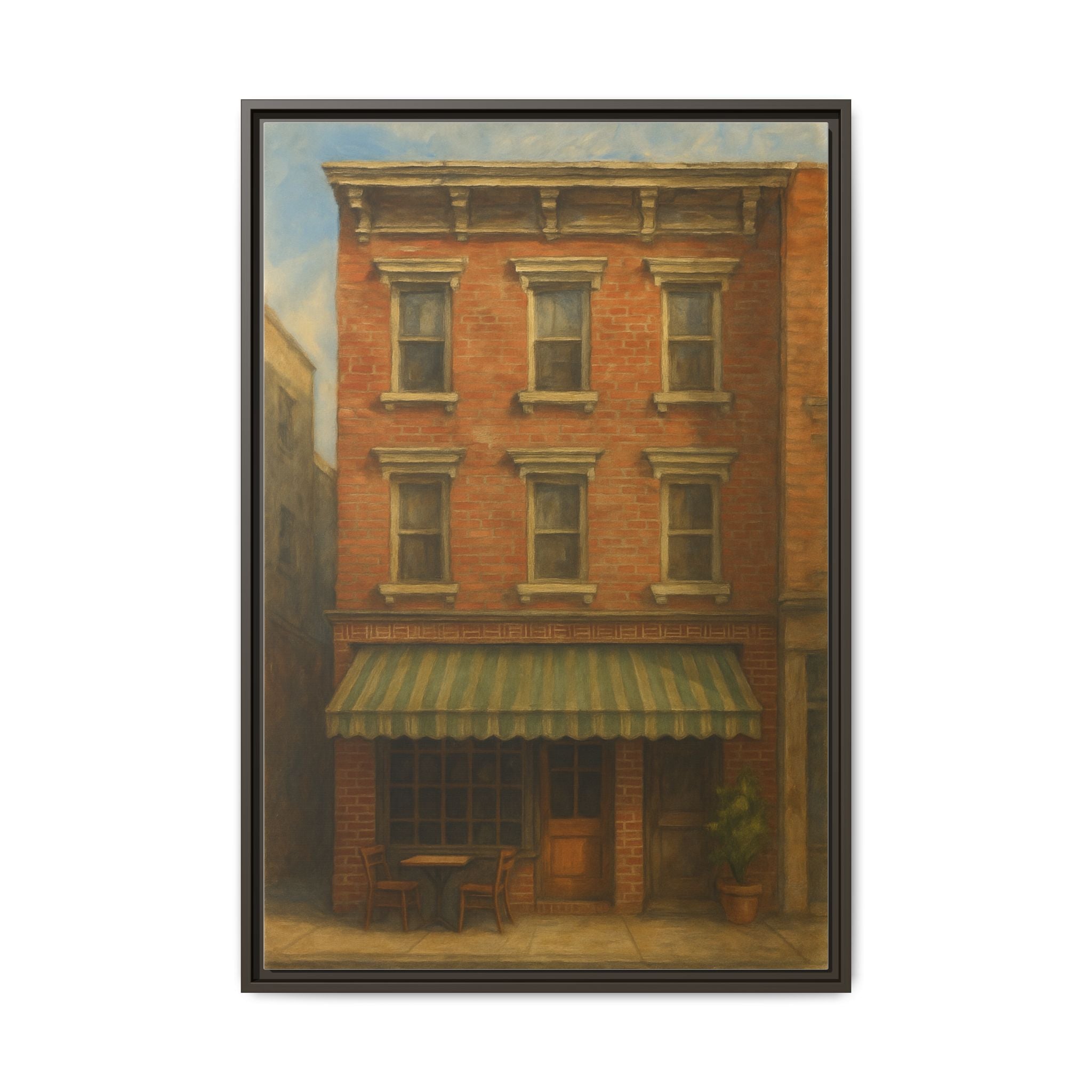 Lucali Pizzeria — Restaurant Print | Matte Canvas + Wooden Frame