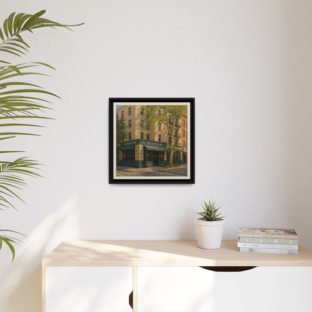 The Dutch — Restaurant Print | Matte Canvas + Wooden Frame
