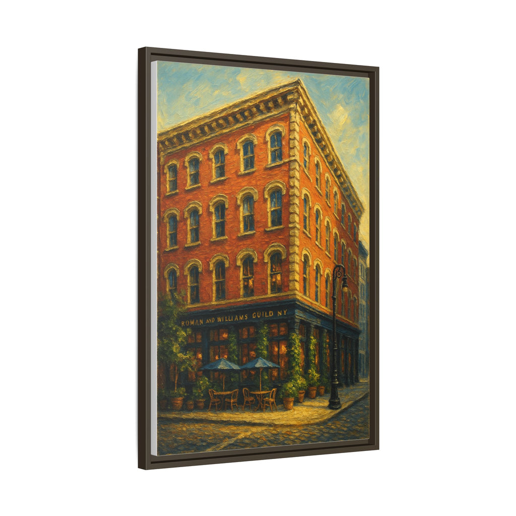 La Mercerie at the Guild — Restaurant Print | Matte Canvas + Wooden Frame