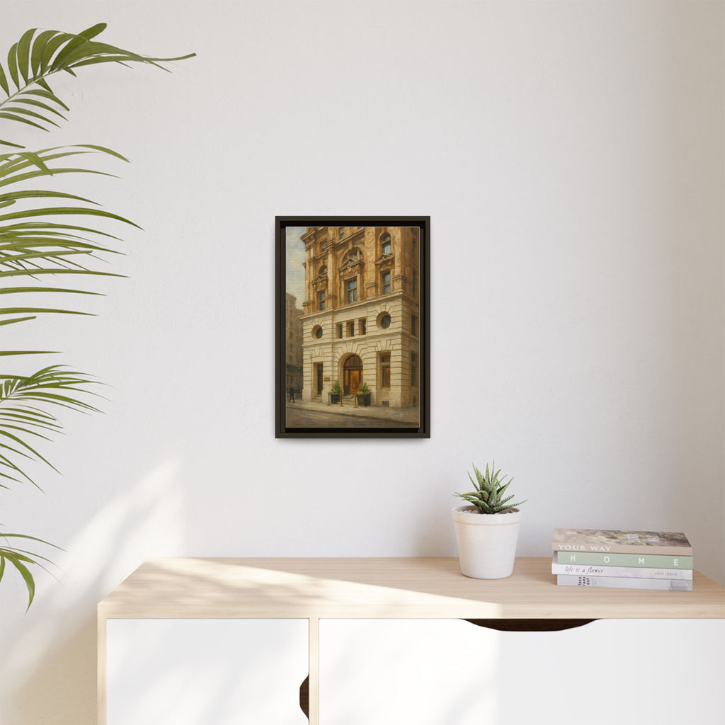 Beef Bar New York — Restaurant Print | Matte Canvas + Wooden Frame