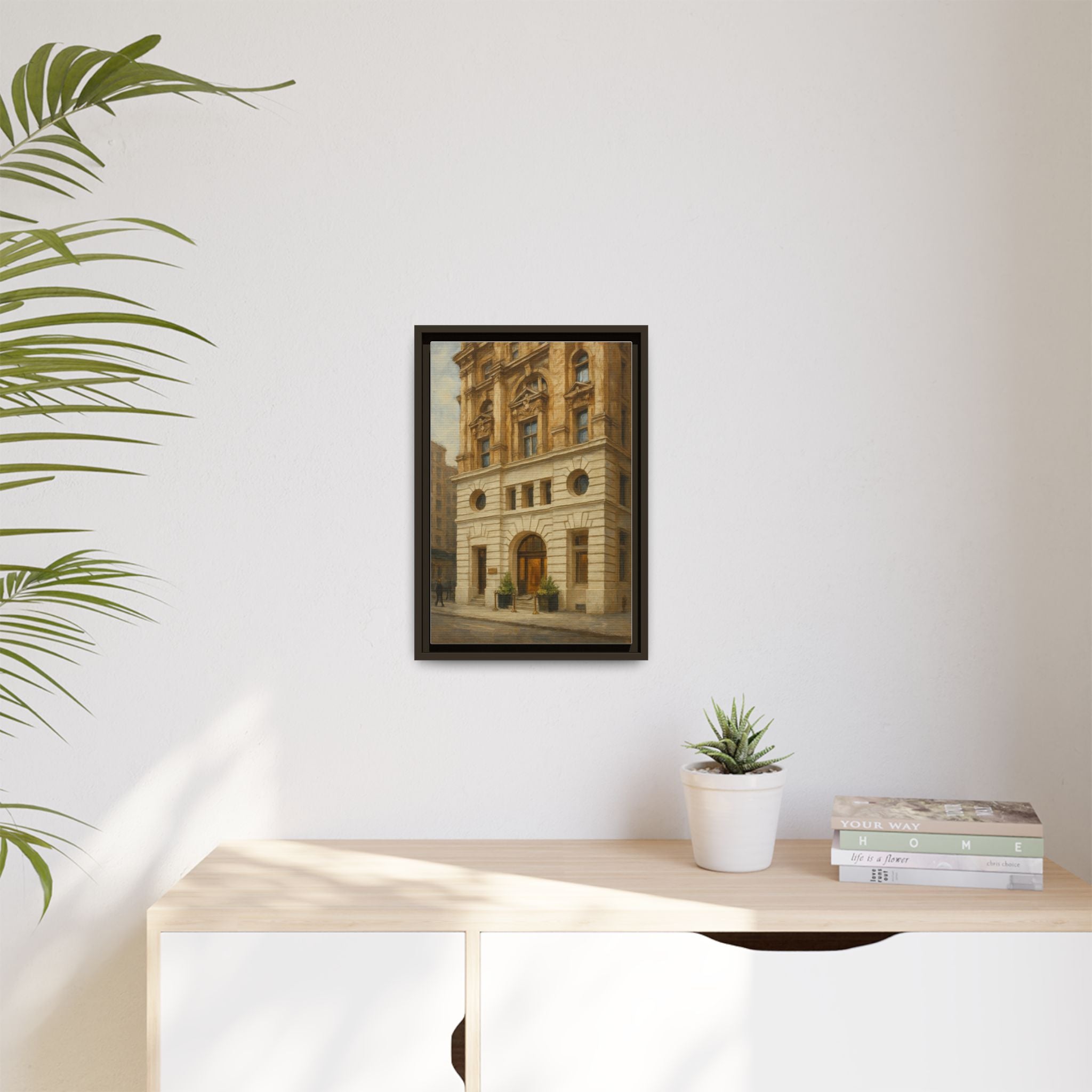 Beef Bar New York — Restaurant Print | Matte Canvas + Wooden Frame