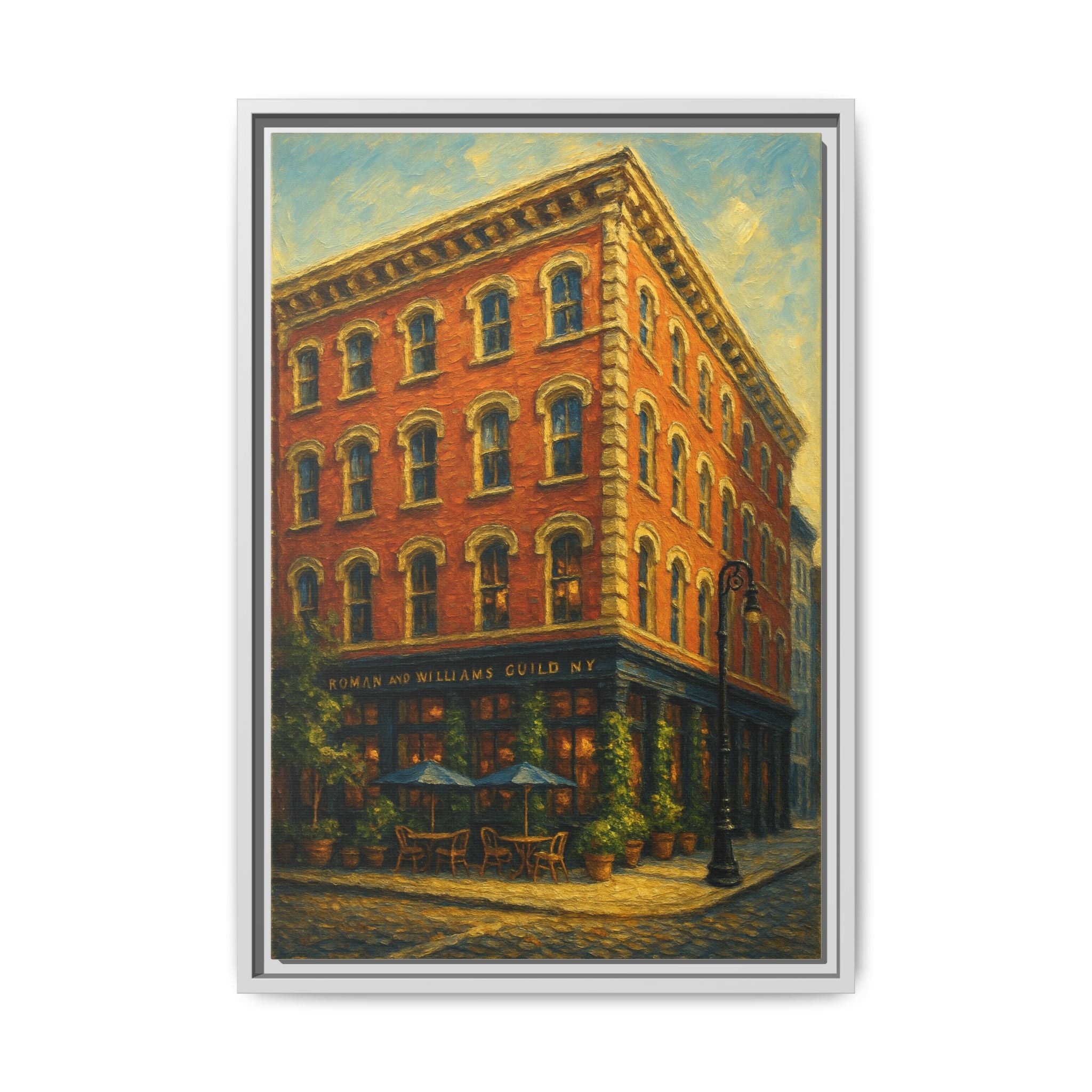 La Mercerie at the Guild — Restaurant Print | Matte Canvas + Wooden Frame