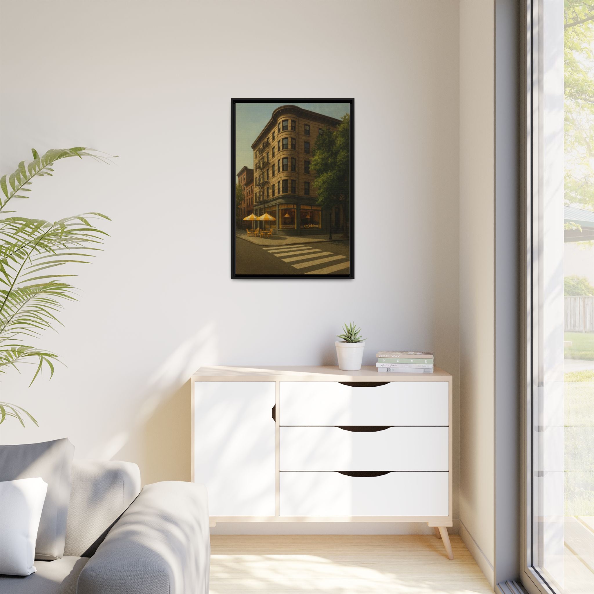 San Sabino Restaurant — Restaurant Print | Matte Canvas + Wooden Frame