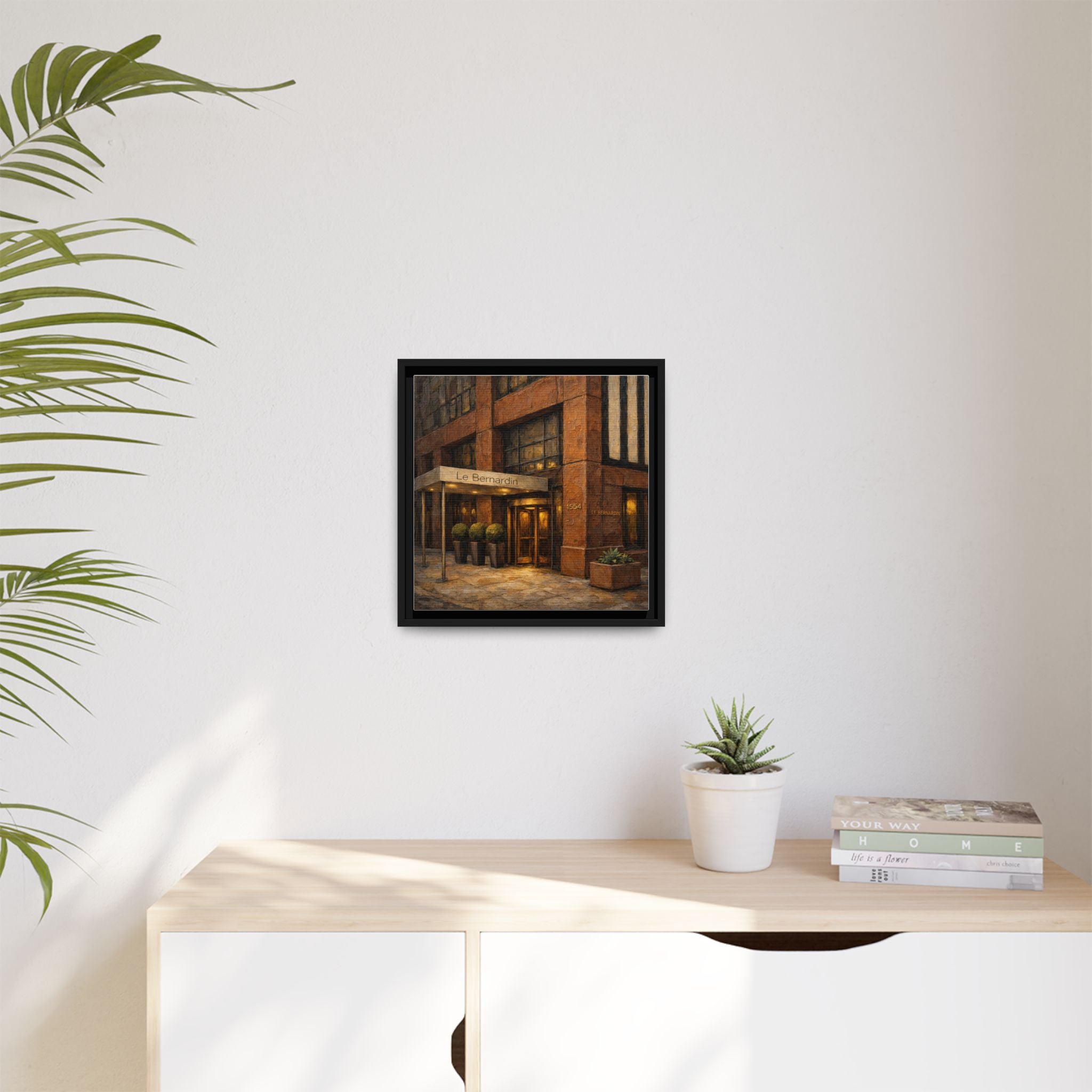 Le Bernardin — Restaurant Print | Matte Canvas + Wooden Frame