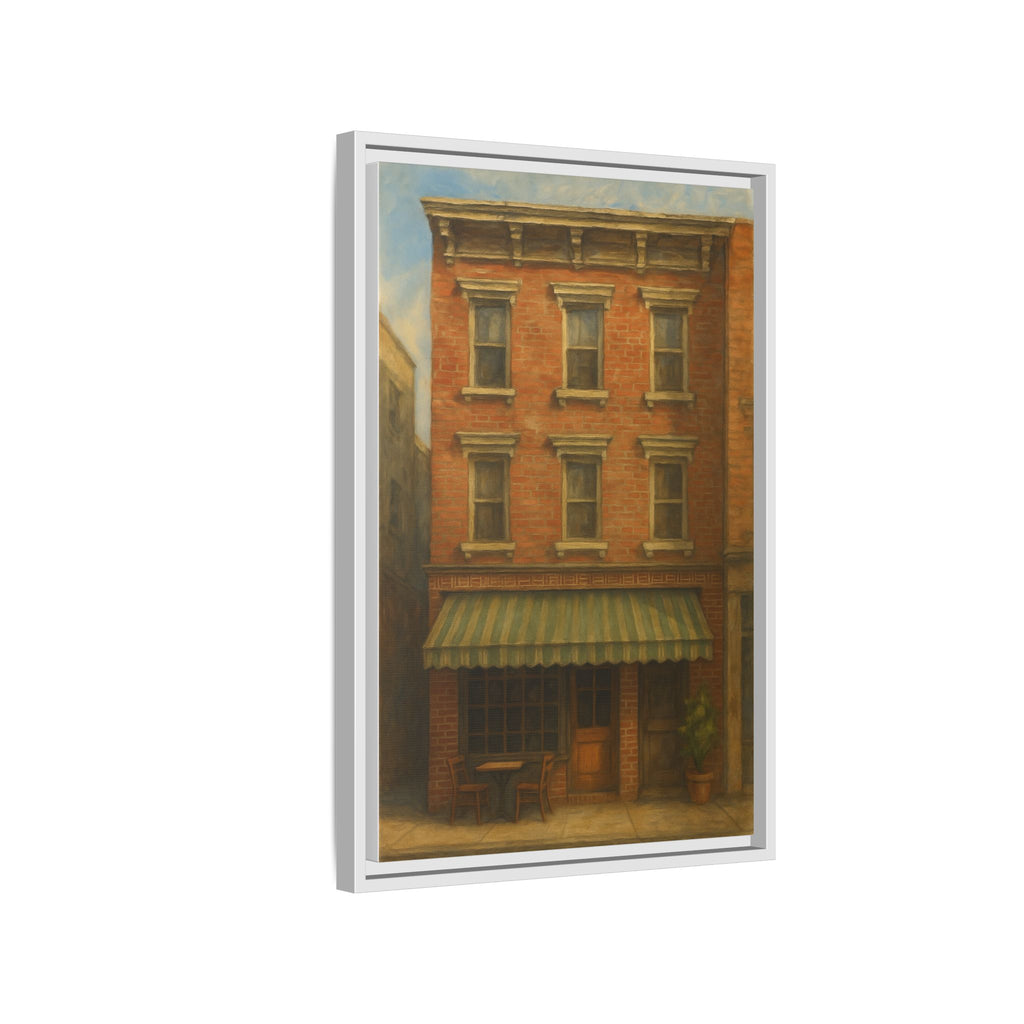 Lucali Pizzeria — Restaurant Print | Matte Canvas + Wooden Frame
