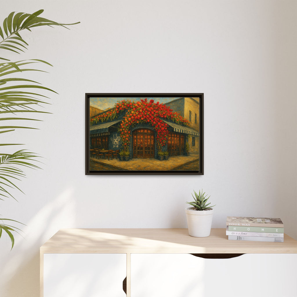 LouLou Manhattan restaurant artwork framed canvas print