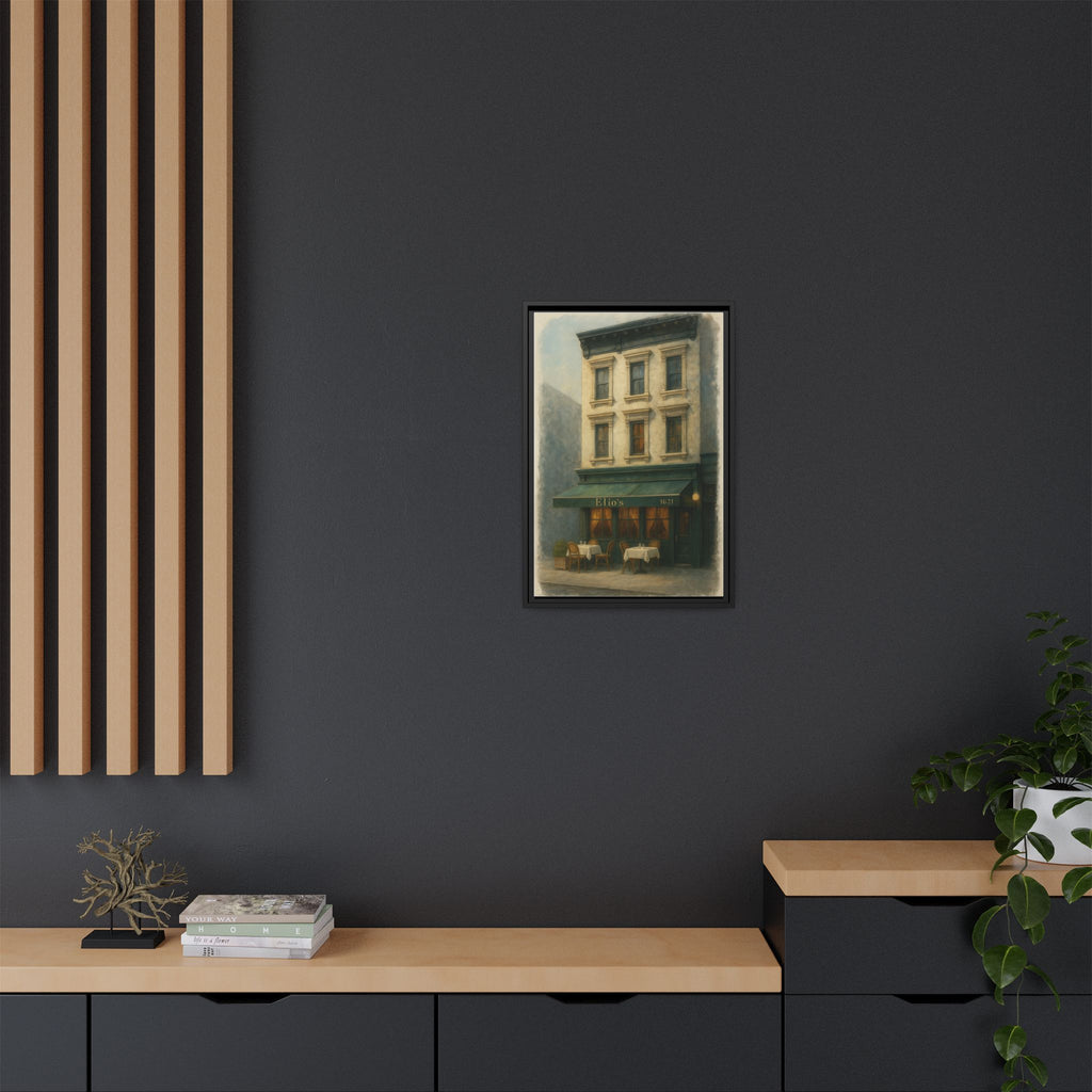Elios Restaurant — Restaurant Print | Matte Canvas + Wooden Frame