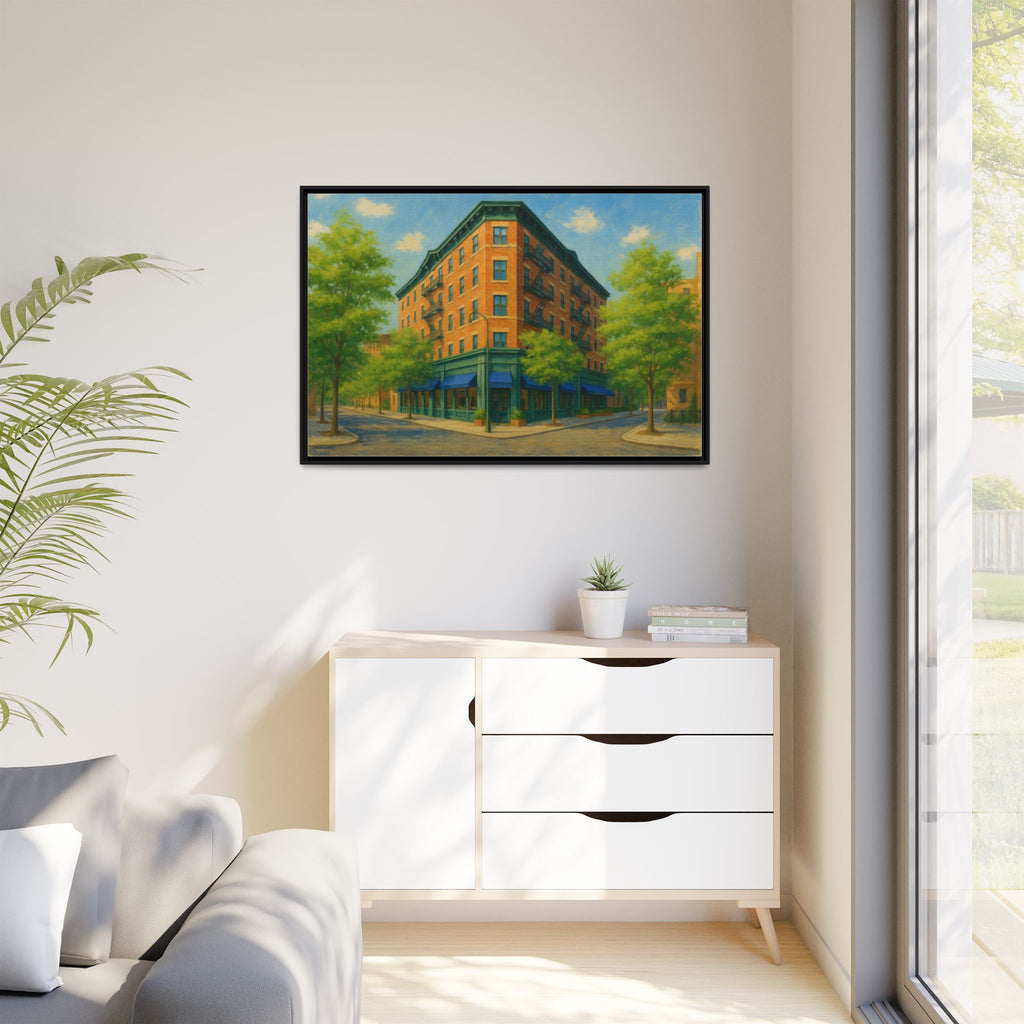 The Mary Lane — Restaurant Print | Matte Canvas + Wooden Frame