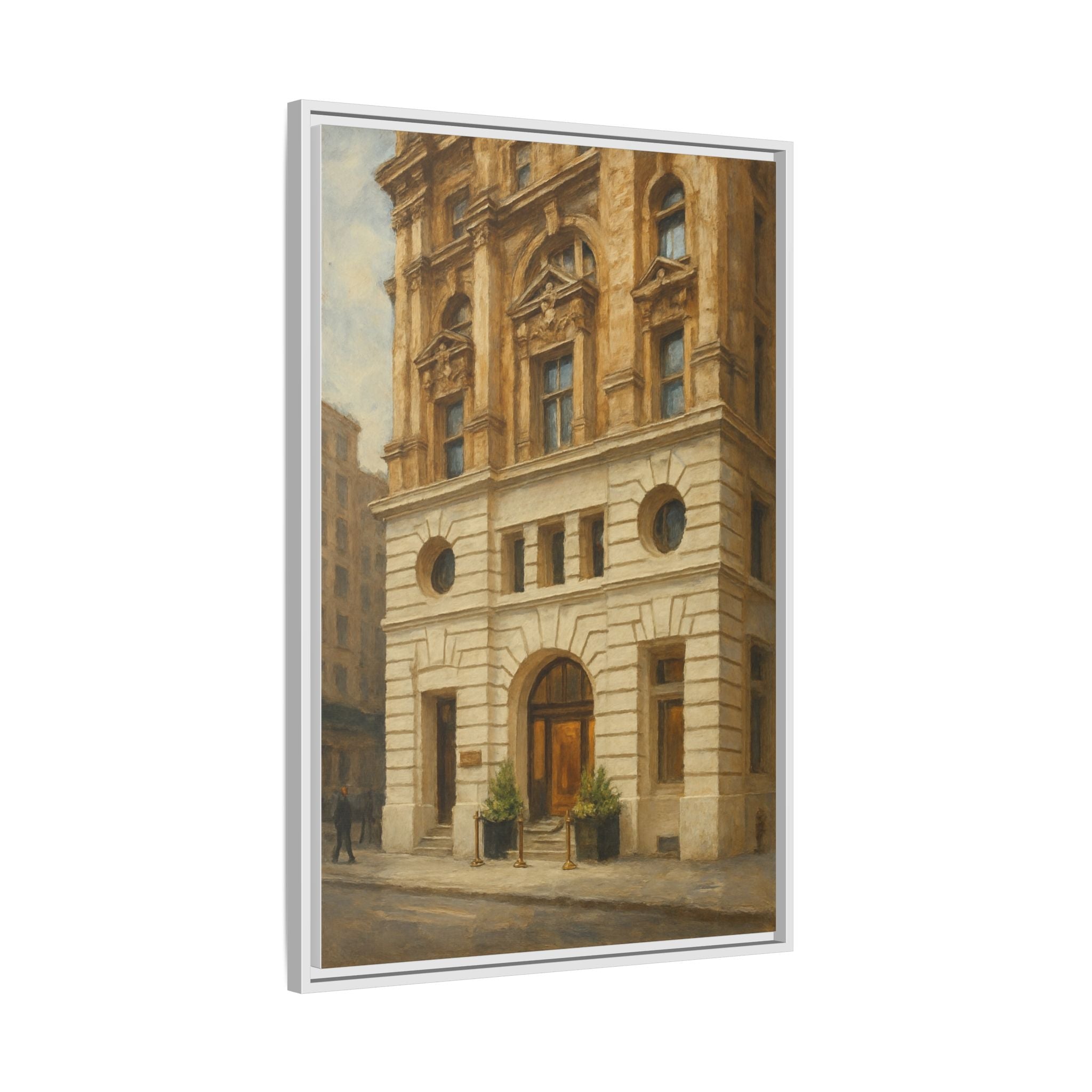 Beef Bar New York — Restaurant Print | Matte Canvas + Wooden Frame