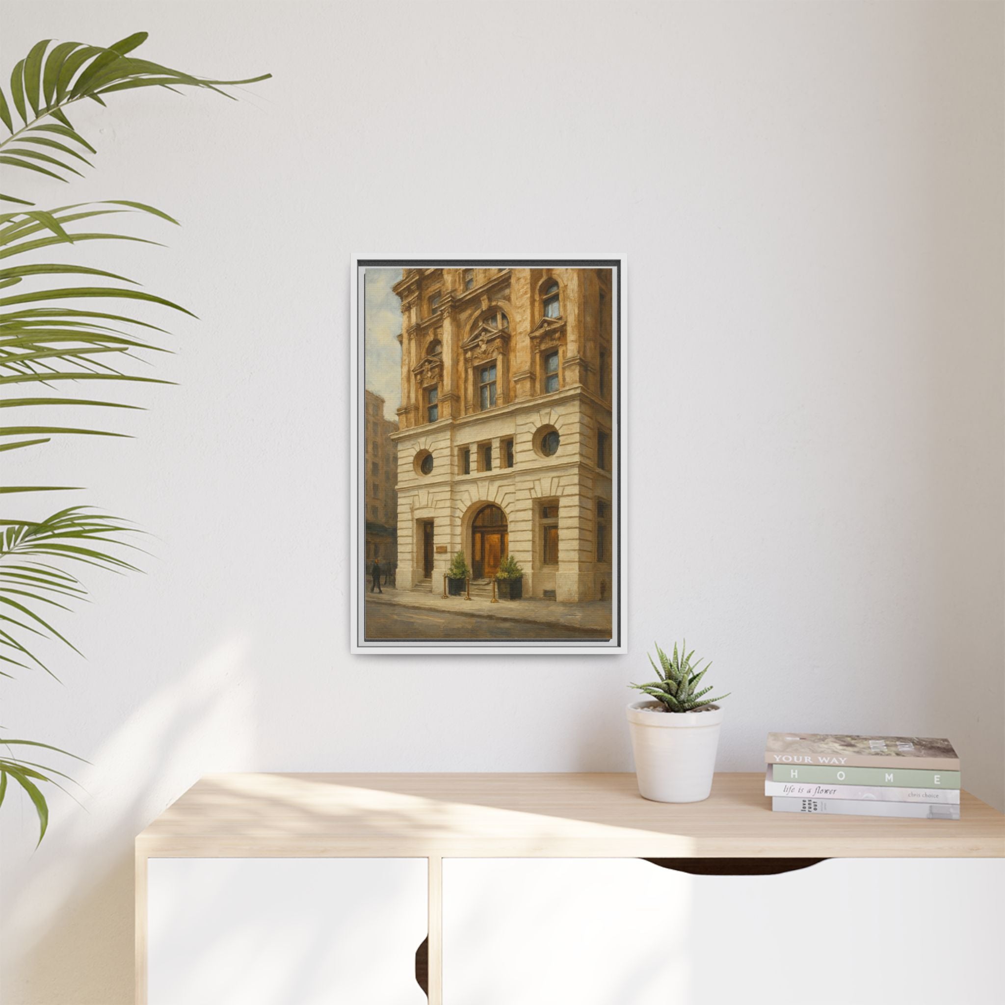 Beef Bar New York — Restaurant Print | Matte Canvas + Wooden Frame