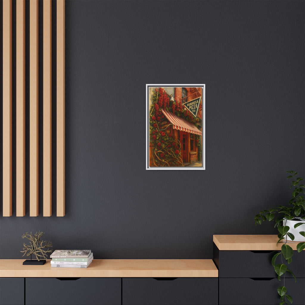 Rubirosa — Restaurant Print | Matte Canvas + Wooden Frame