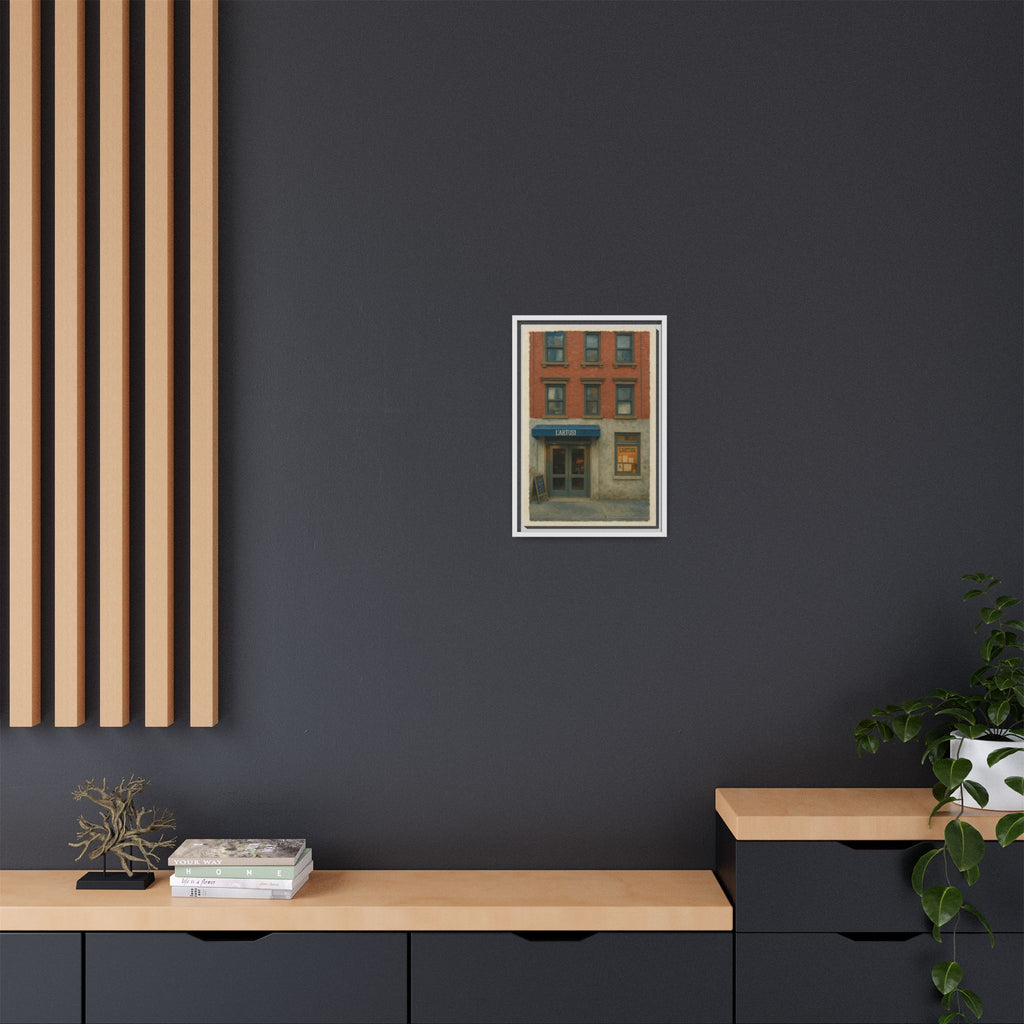 L'Artusi — Restaurant Print | Matte Canvas + Wooden Frame