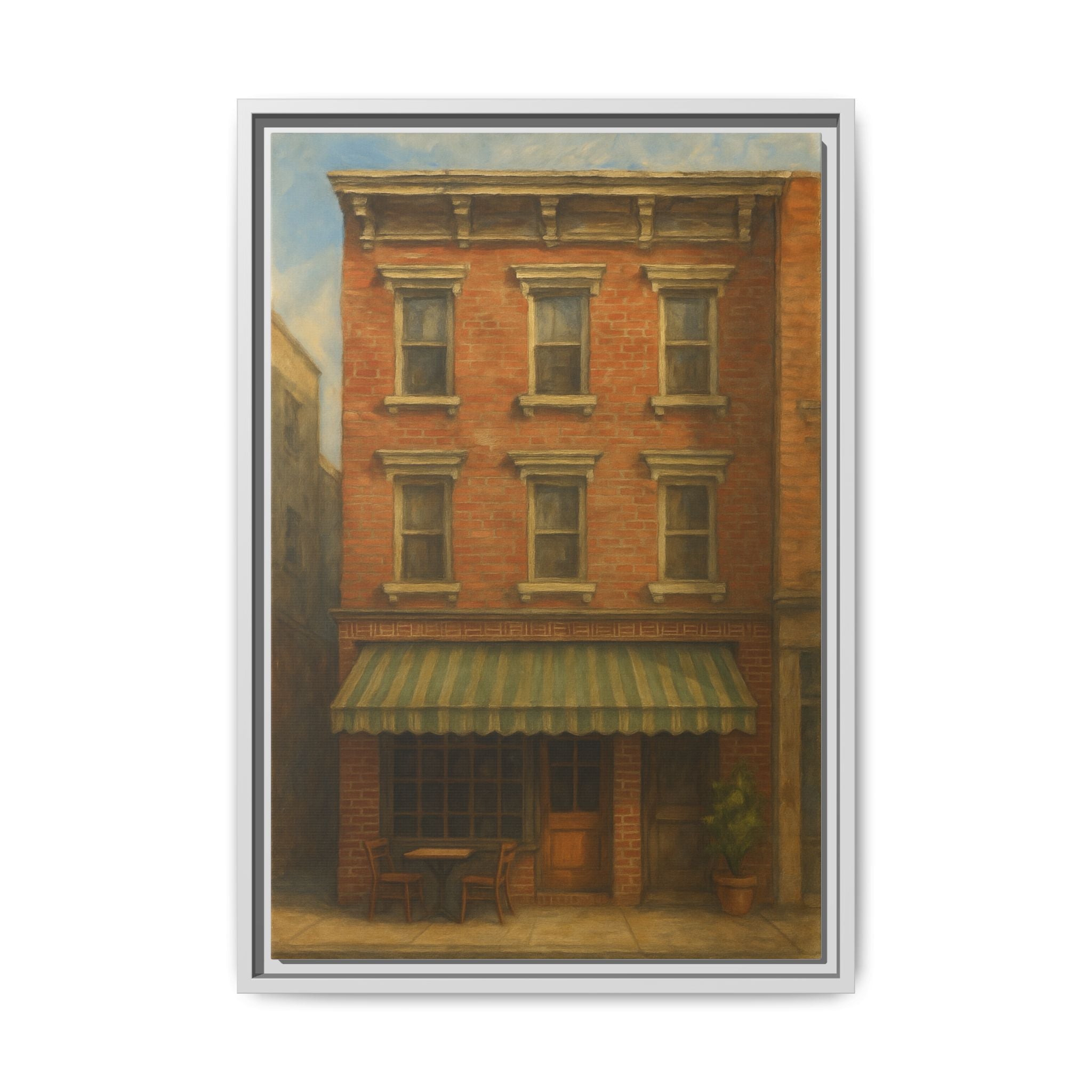 Lucali Pizzeria — Restaurant Print | Matte Canvas + Wooden Frame