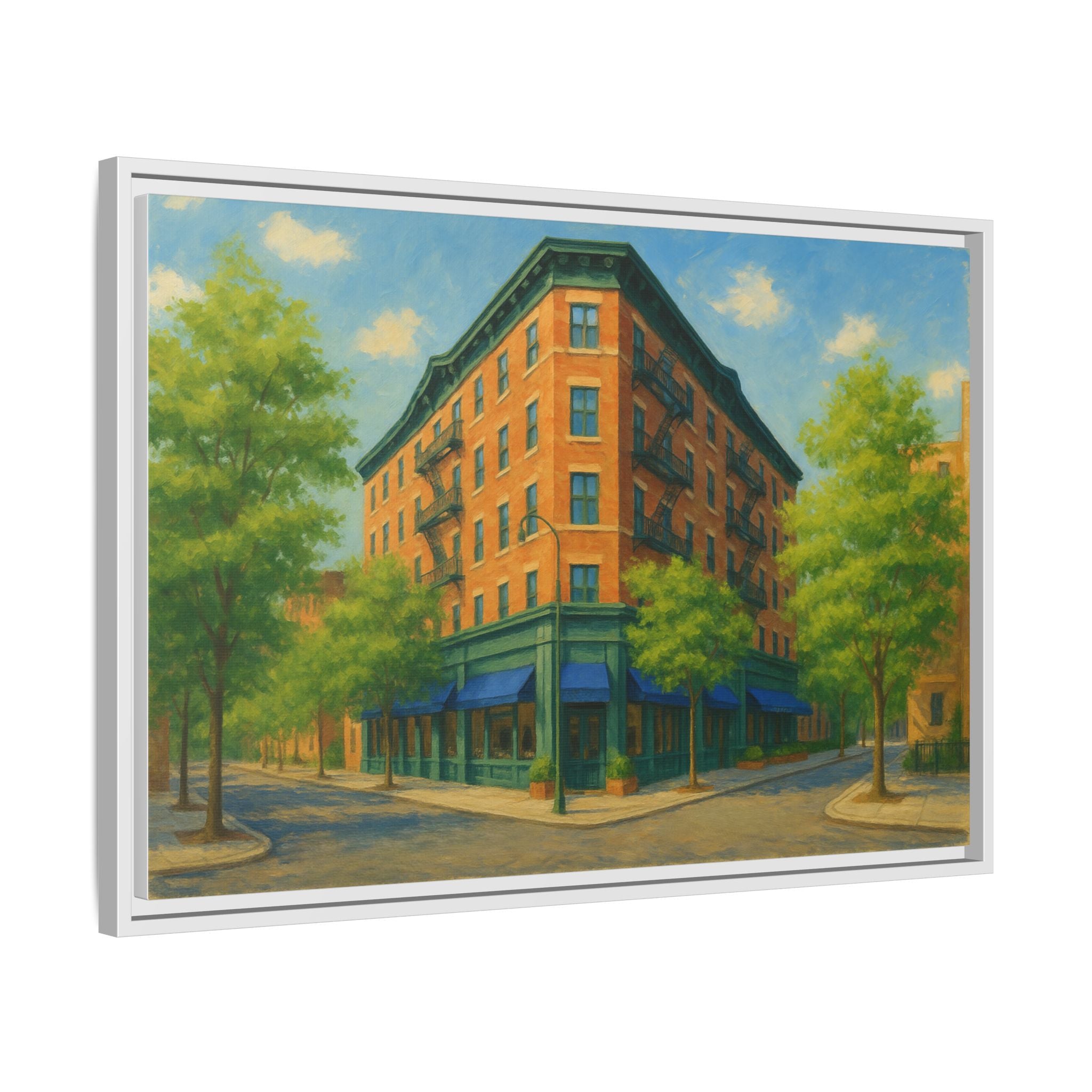 The Mary Lane — Restaurant Print | Matte Canvas + Wooden Frame