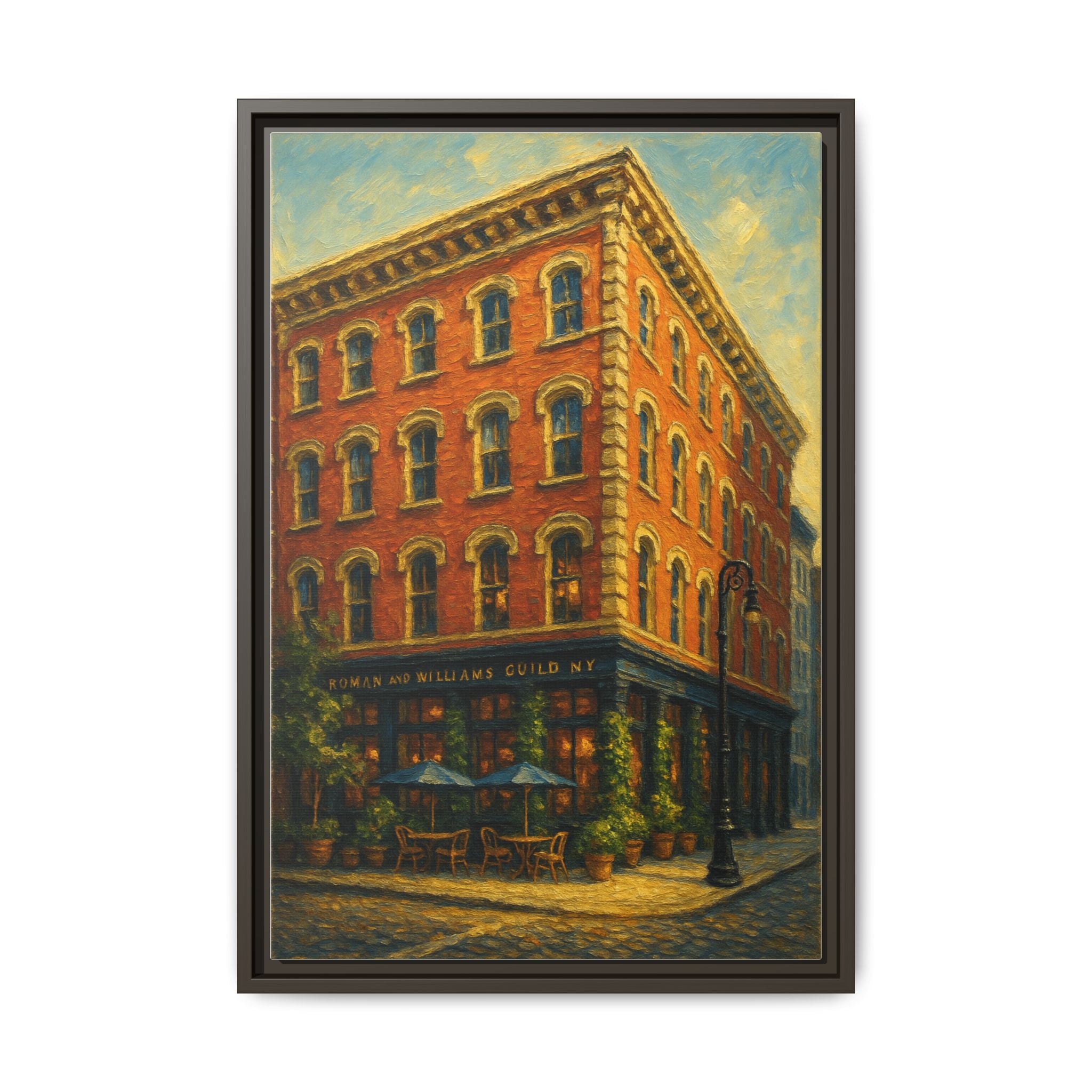La Mercerie at the Guild — Restaurant Print | Matte Canvas + Wooden Frame