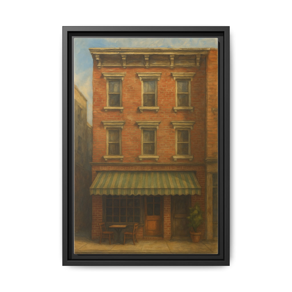 Lucali Pizzeria — Restaurant Print | Matte Canvas + Wooden Frame