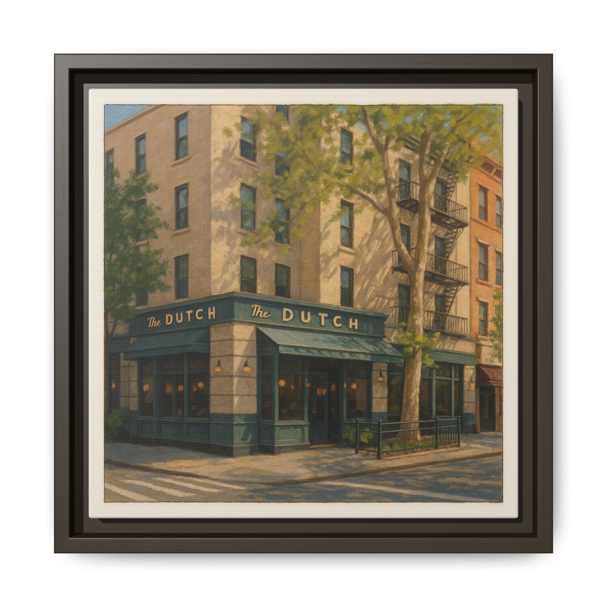 The Dutch — Restaurant Print | Matte Canvas + Wooden Frame