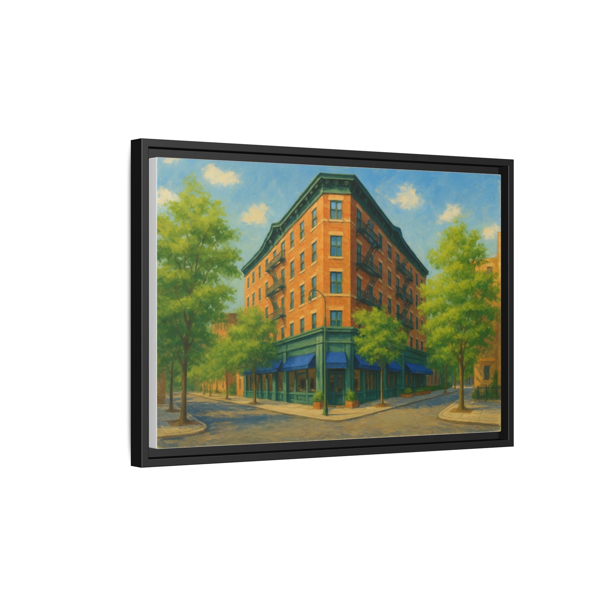 The Mary Lane — Restaurant Print | Matte Canvas + Wooden Frame