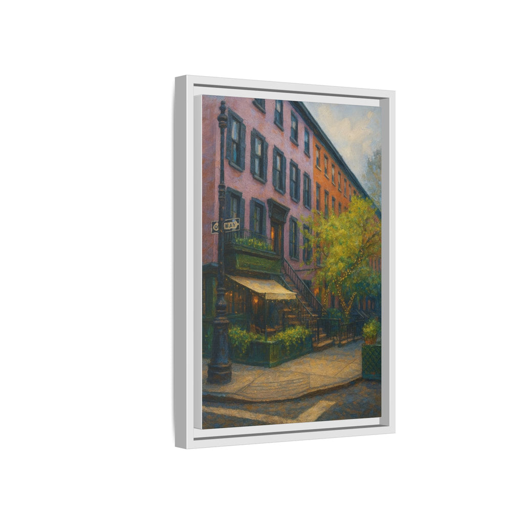 The Waverly Inn — Restaurant Print | Matte Canvas + Wooden Frame