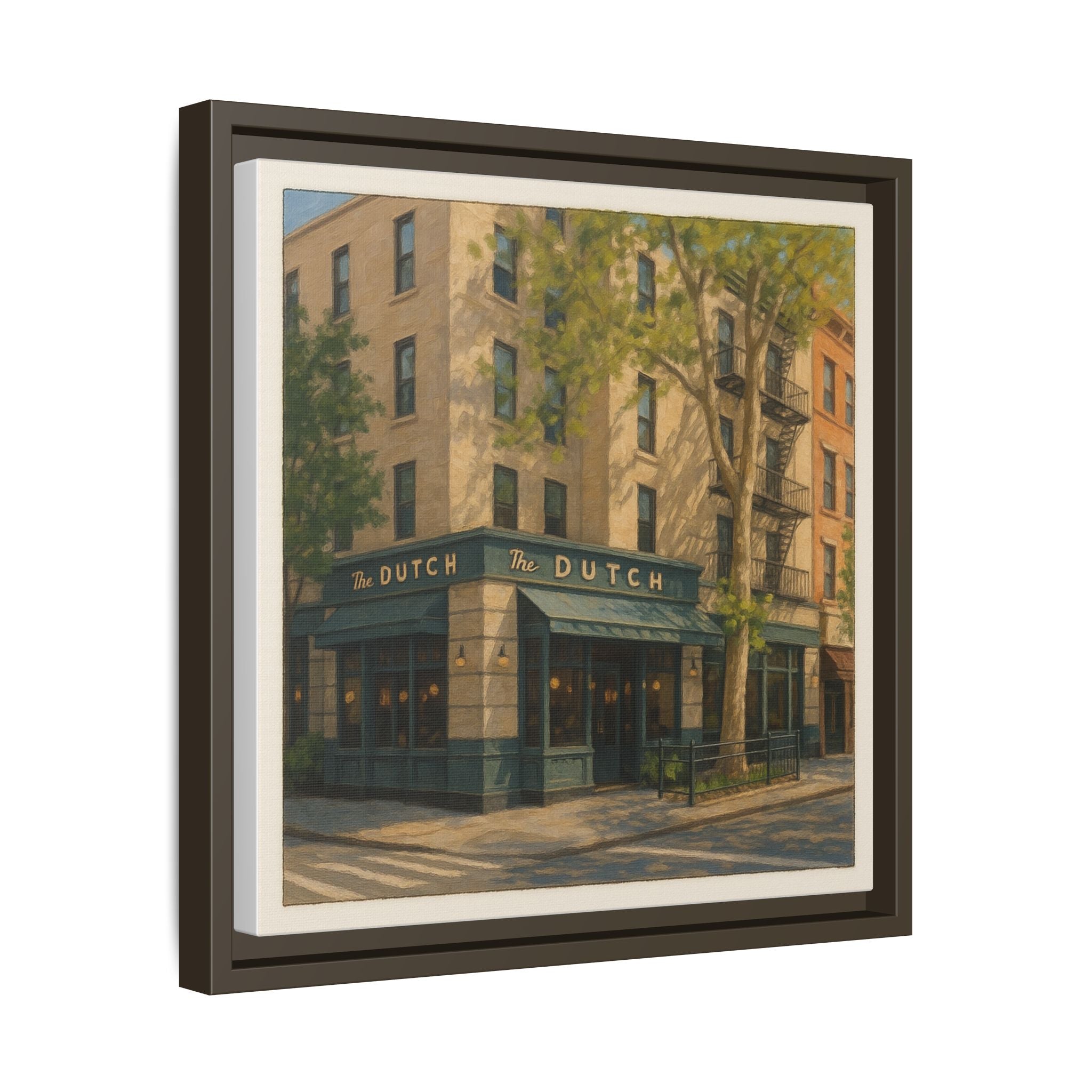 The Dutch — Restaurant Print | Matte Canvas + Wooden Frame