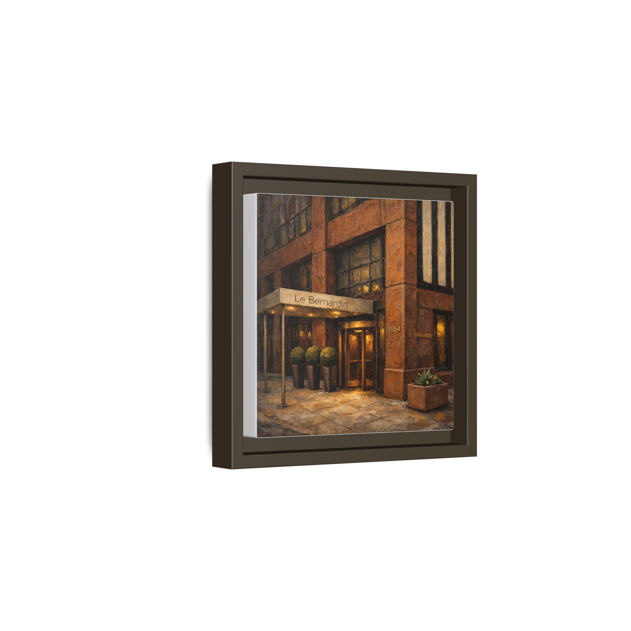 Le Bernardin — Restaurant Print | Matte Canvas + Wooden Frame