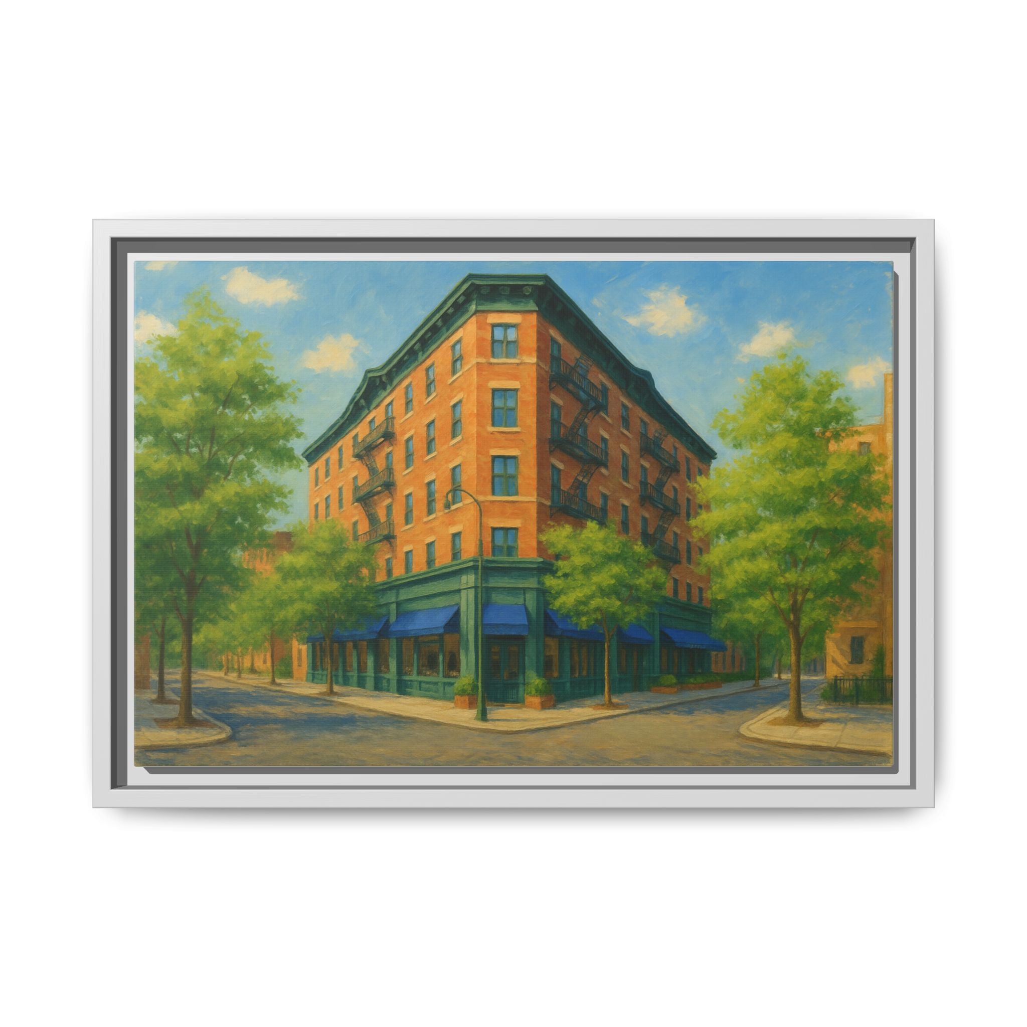 The Mary Lane — Restaurant Print | Matte Canvas + Wooden Frame