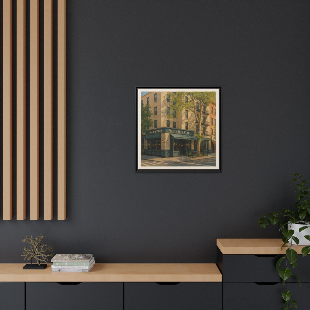 The Dutch — Restaurant Print | Matte Canvas + Wooden Frame