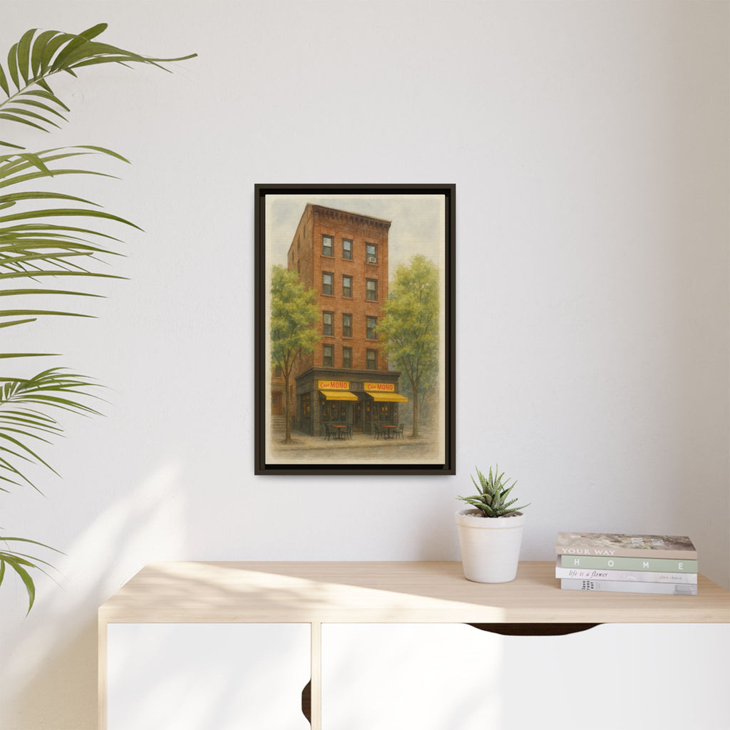 Casa Mono — Restaurant Print | Matte Canvas + Wooden Frame