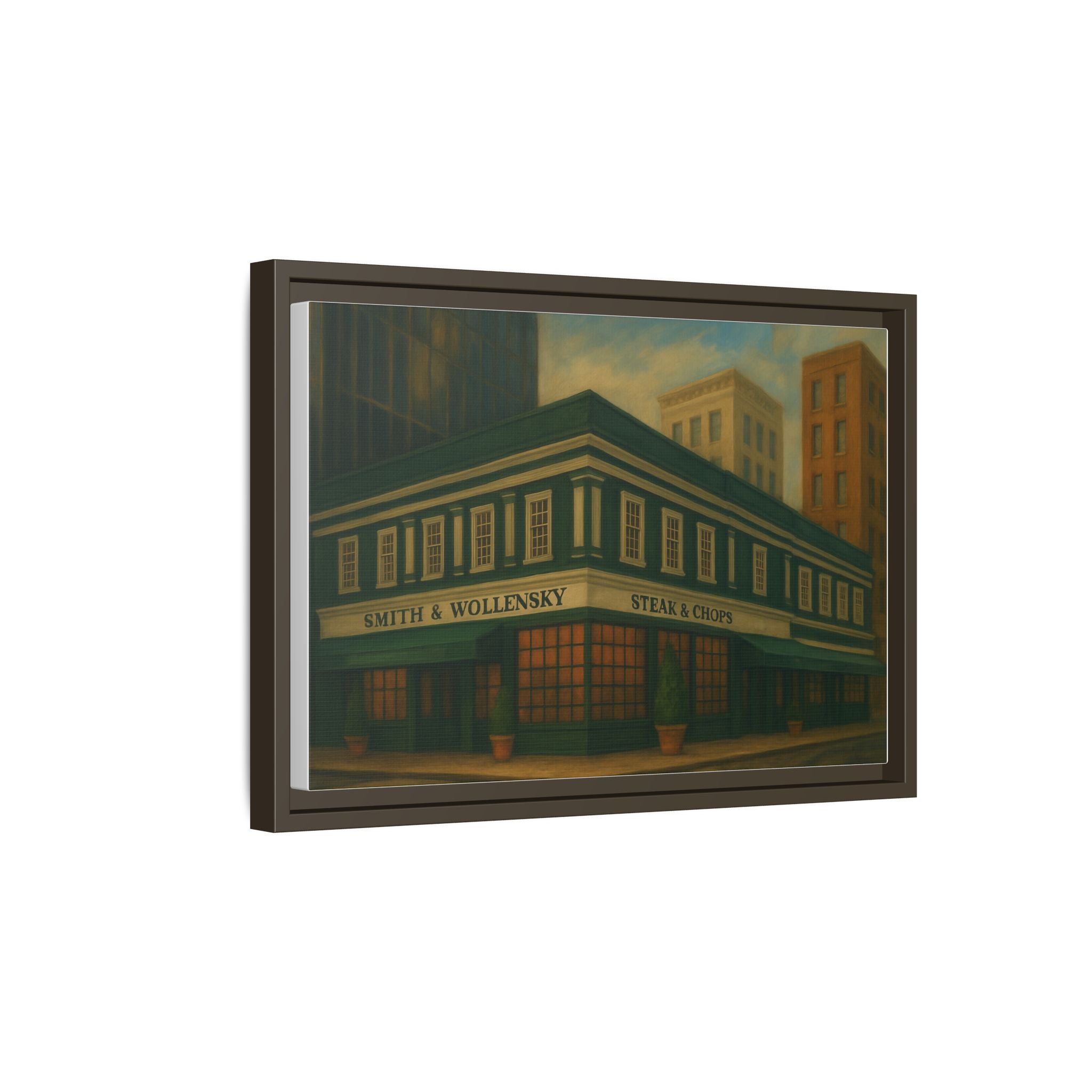 Smith and Wollensky — Restaurant Print | Matte Canvas + Wooden Frame