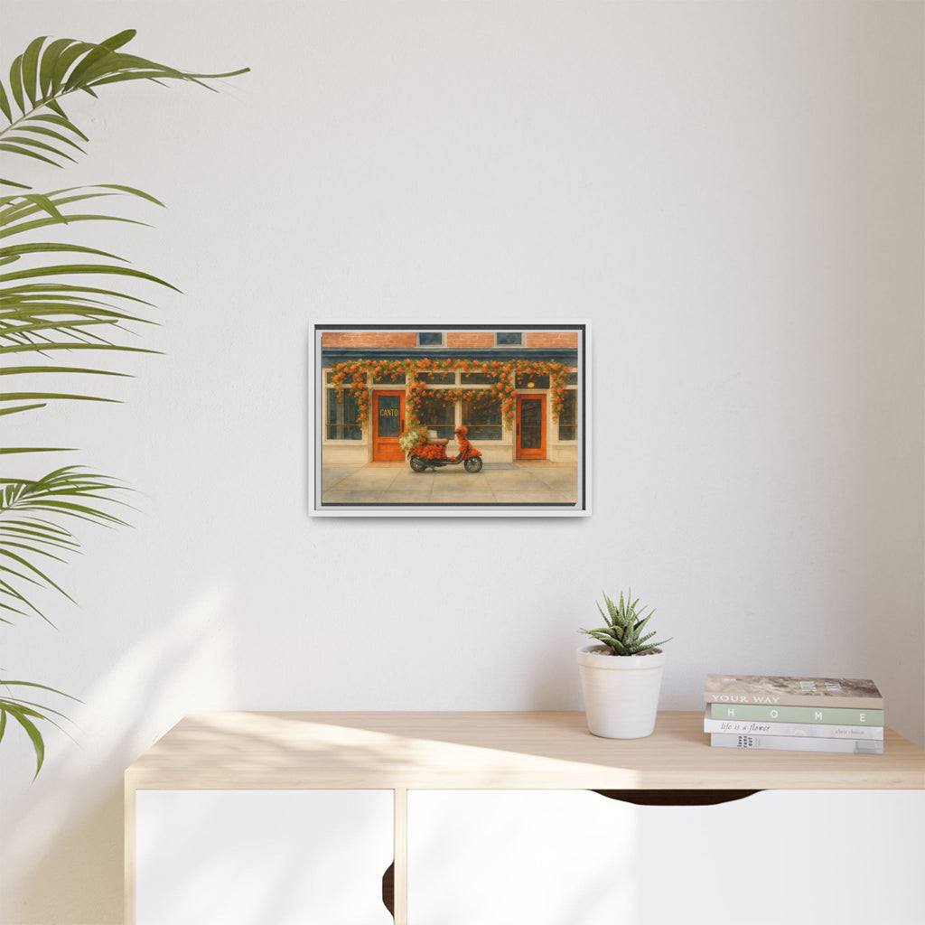 Canto West Village — Restaurant Print | Matte Canvas + Wooden Frame