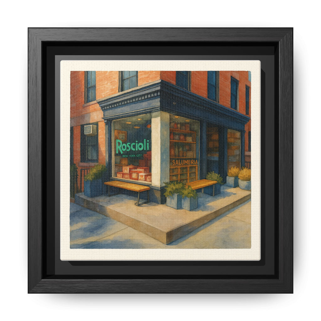 Roscioli Restaurant — Restaurant Print | Matte Canvas + Wooden Frame